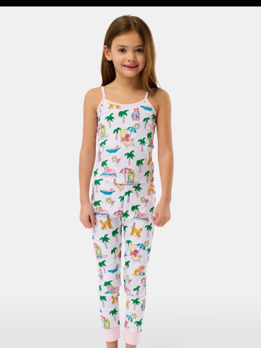 Roller Rabbit Kids Poolside Pups Pajama Set - Picture 2 of 3
